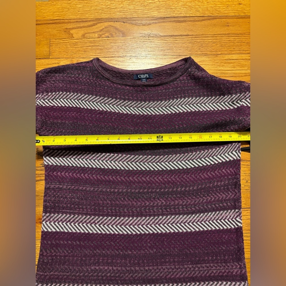 Chaps Purple’s Burgundy Sweater - Picture 10 of 10